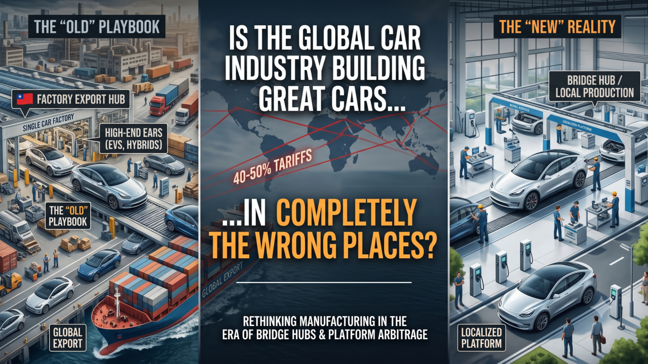 Is the Global Car Industry Building Great Cars… in Completely the Wrong Places?